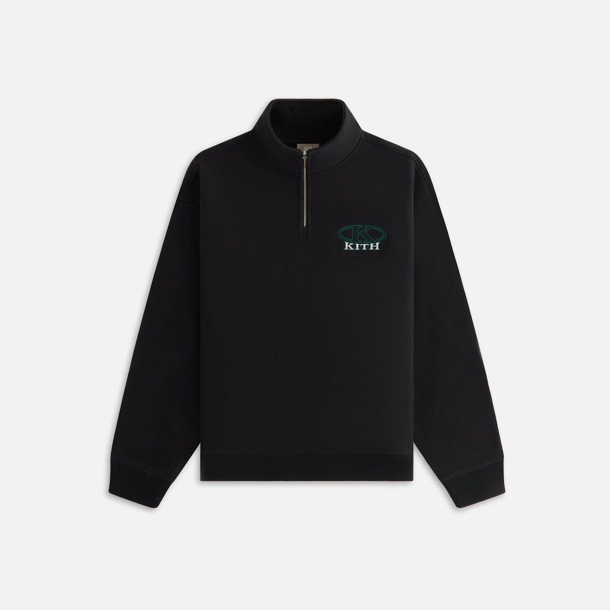 Kith Women Ellipse Logo Hunter III Quarter Zip - Black | Kith Black