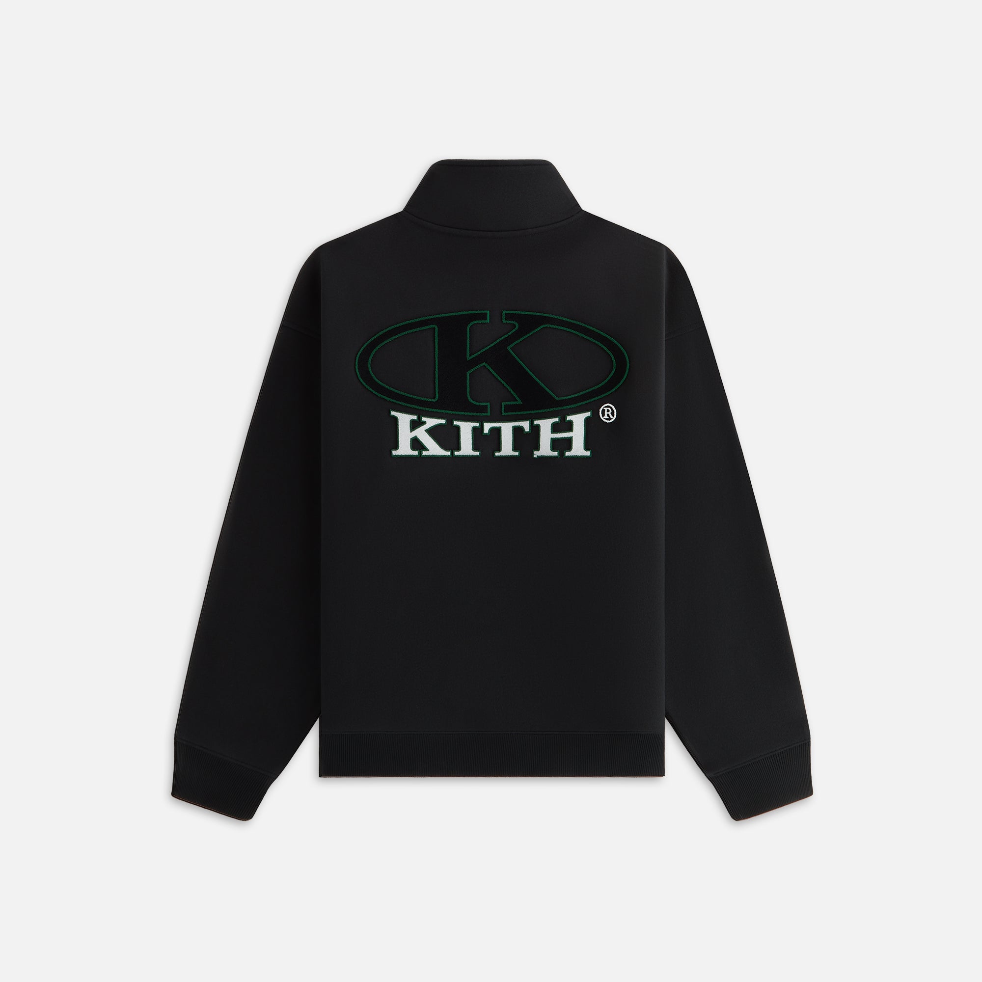 Kith Women Ellipse Logo Hunter III Quarter Zip - Black | Kith Black