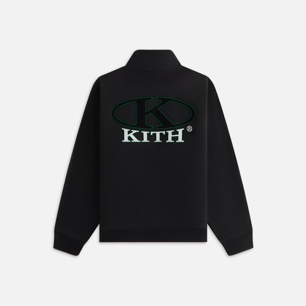 Kith Women Ellipse Logo Hunter III Quarter Zip - Black | Kith Black