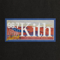 Kith Women FM Mock Neck Vintage Tee - Black | Kith Black