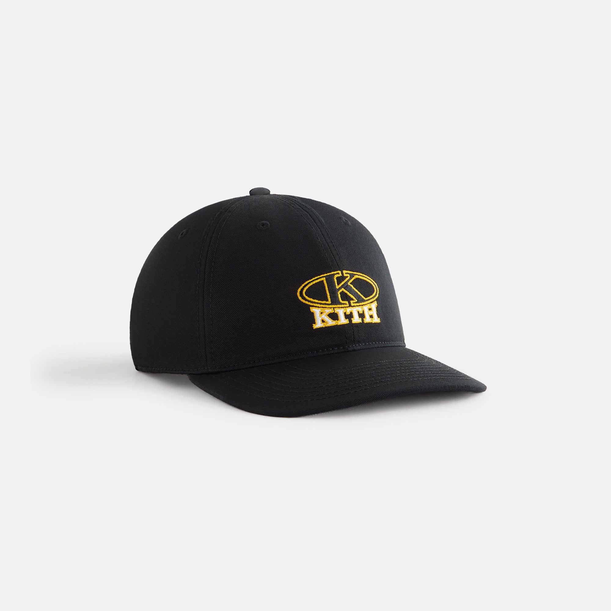 Kith Women Ellipse Logo Twill Classic Cap - Black | Kith Black