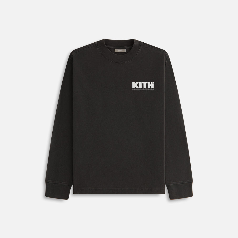 Kith Women Design Studios Vintage Oversized Sonoma Long Sleeve Tee - B | Kith Black