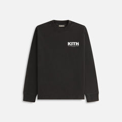 Kith Women Design Studios Vintage Oversized Sonoma Long Sleeve Tee - B | Kith Black