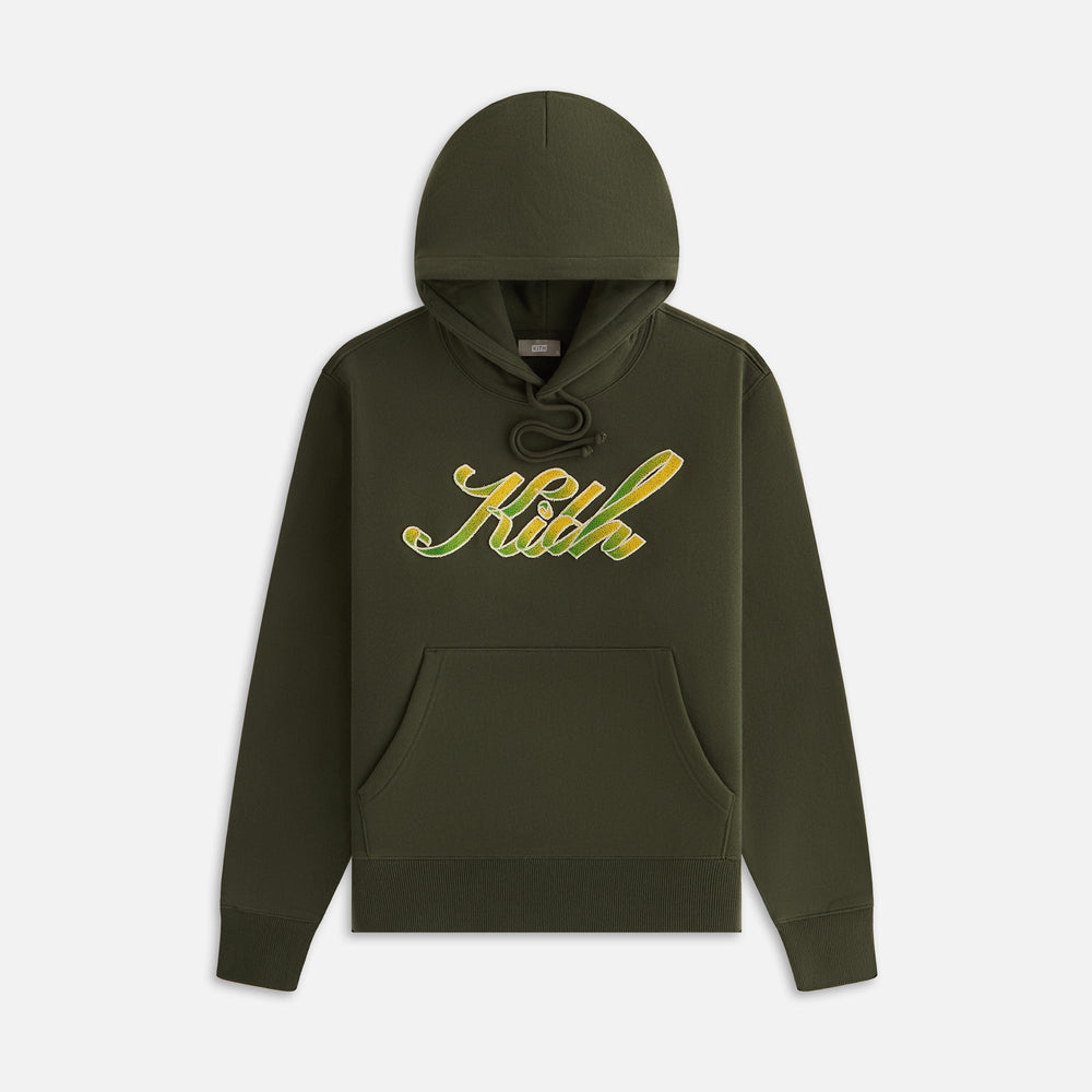 Kith Women Ribbon Script Jane II Hoodie - Cypress | Kith Cypress