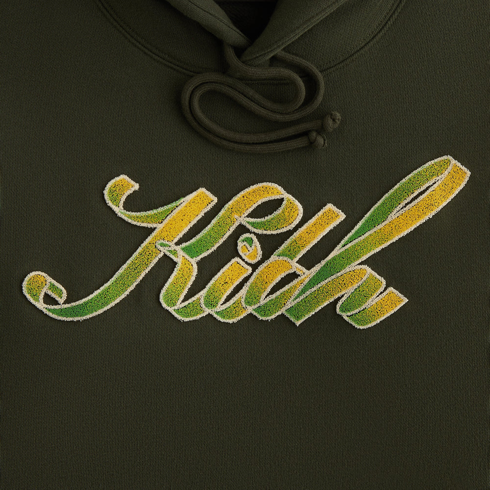 Kith Women Ribbon Script Jane II Hoodie - Cypress | Kith Cypress