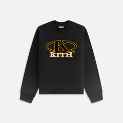 Kith Women Ellipse Logo Ashwin Crewneck - Black | Kith Black