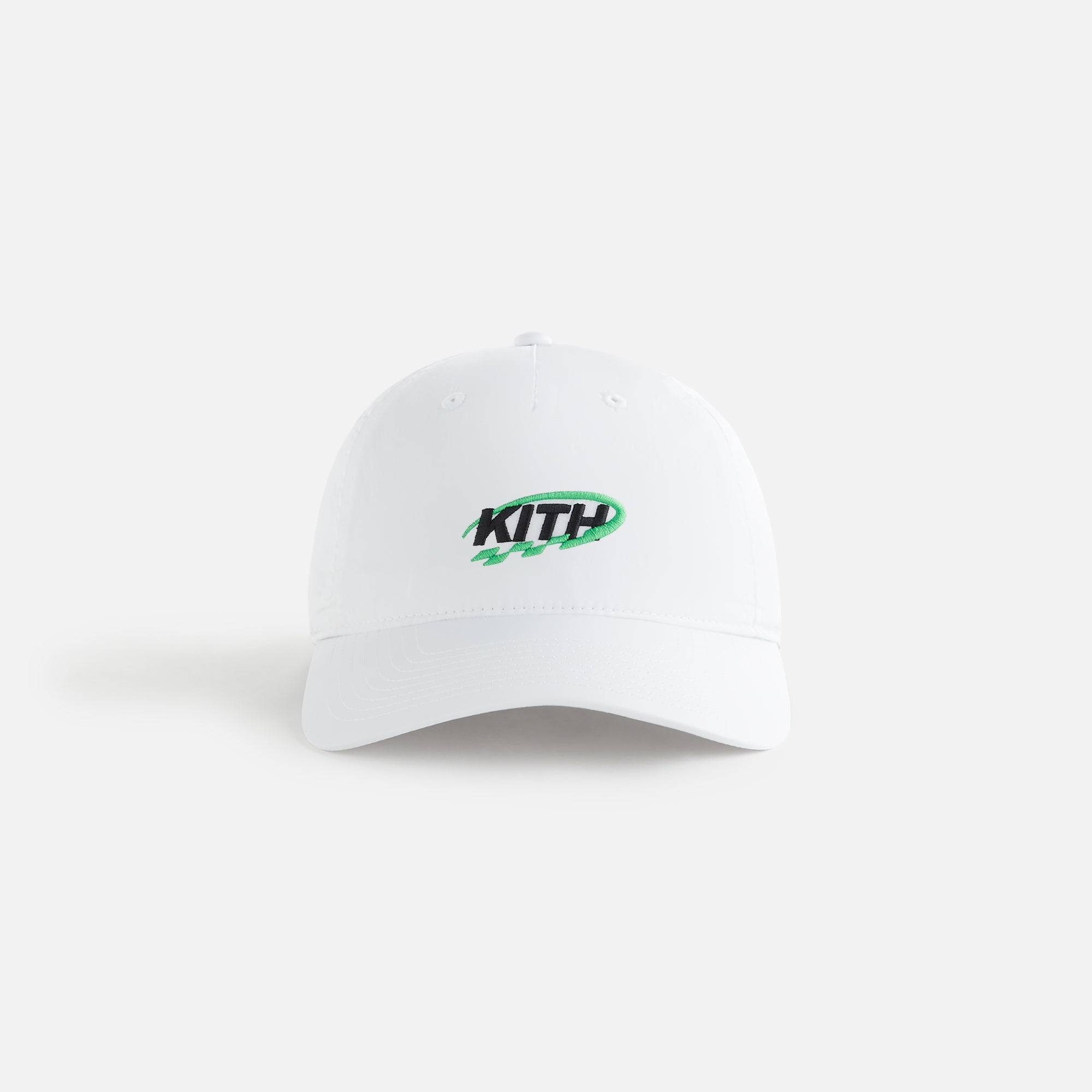 Kith Women GT Logo Nylon Low Pinch Crown Cap - White | Kith White