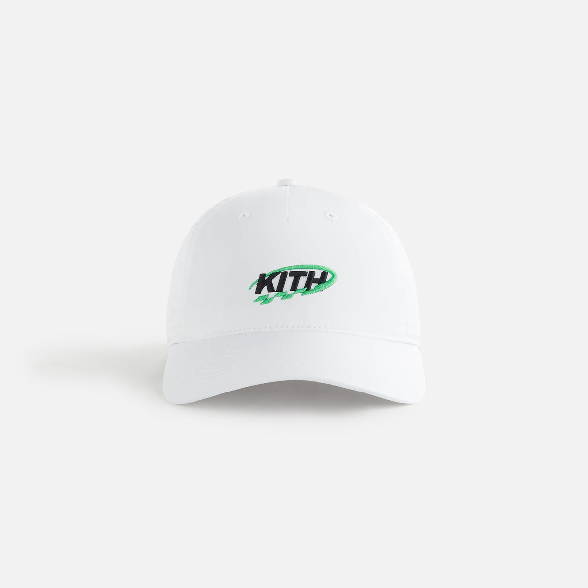 Kith Women GT Logo Nylon Low Pinch Crown Cap - White | Kith White