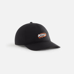 Kith Women GT Logo Nylon Low Pinch Crown Cap - Black | Kith Black