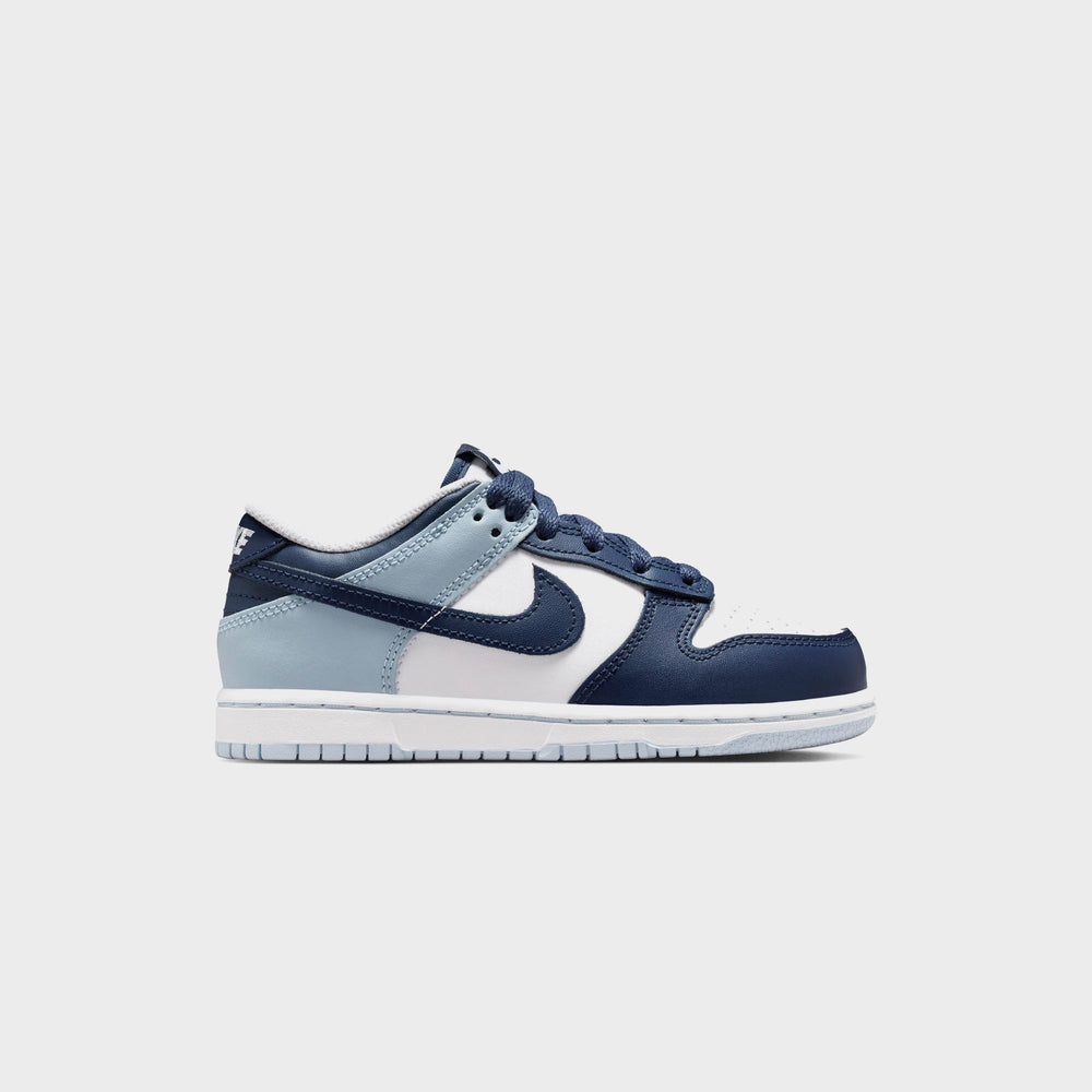 Nike PS Dunk Low - White / Midnight Navy / Lt Armor | Kith White / Midnight Navy / Lt Armor