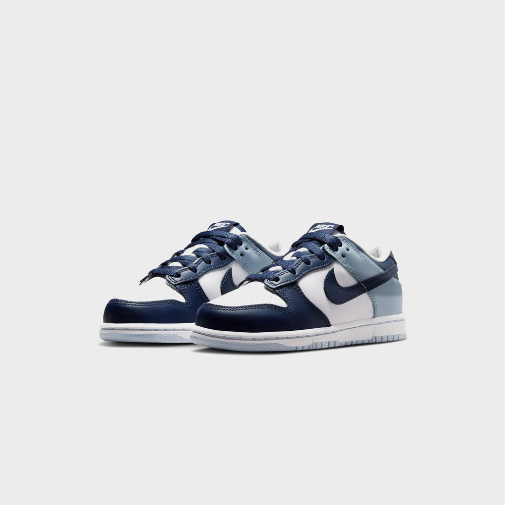 Nike PS Dunk Low - White / Midnight Navy / Lt Armor | Kith White / Midnight Navy / Lt Armor