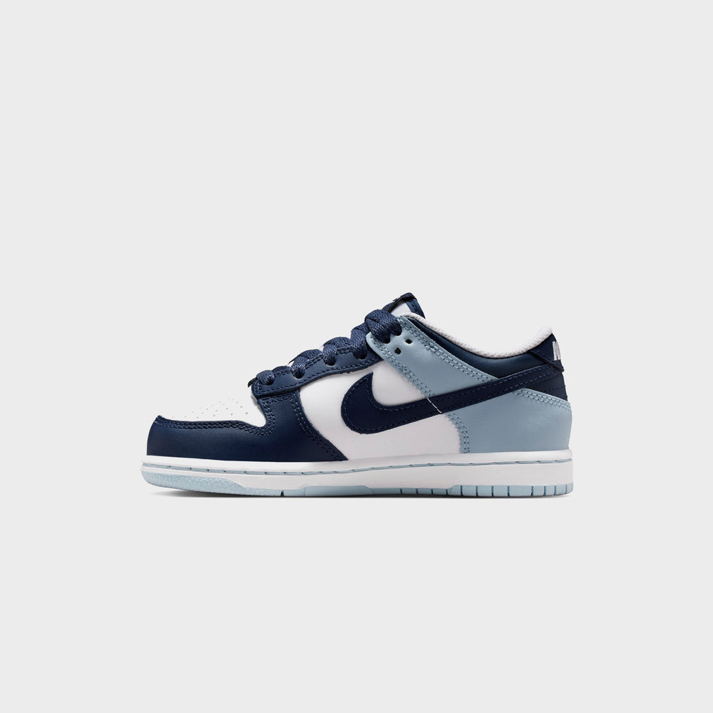 Nike PS Dunk Low - White / Midnight Navy / Lt Armor | Kith White / Midnight Navy / Lt Armor