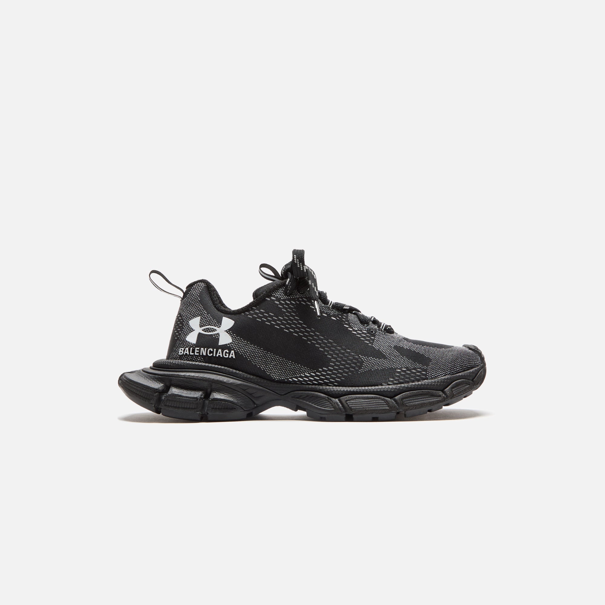 Balenciaga x Under Armour 3XL Knit Trainer - Black / White | Kith Black / White