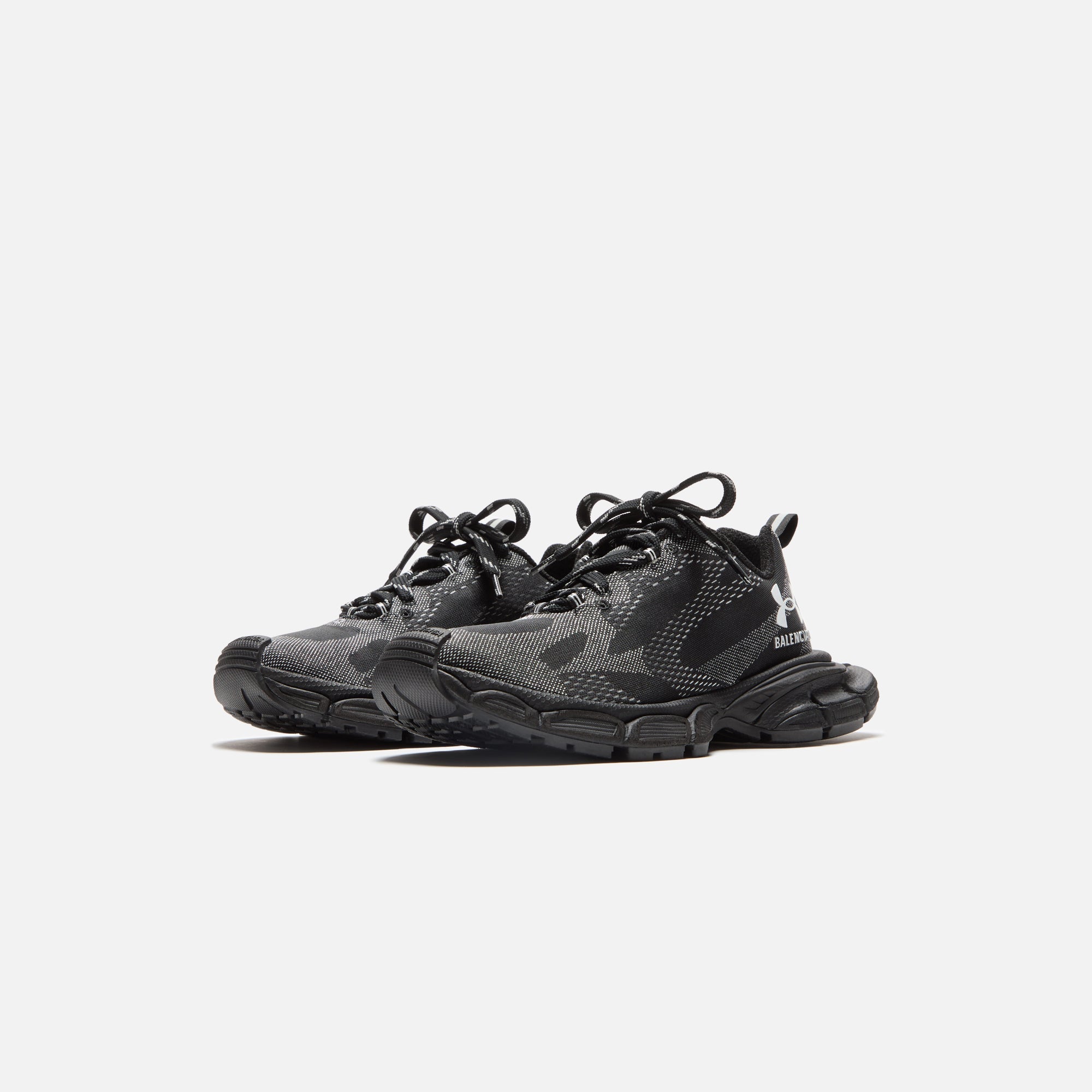Balenciaga x Under Armour 3XL Knit Trainer - Black / White | Kith Black / White