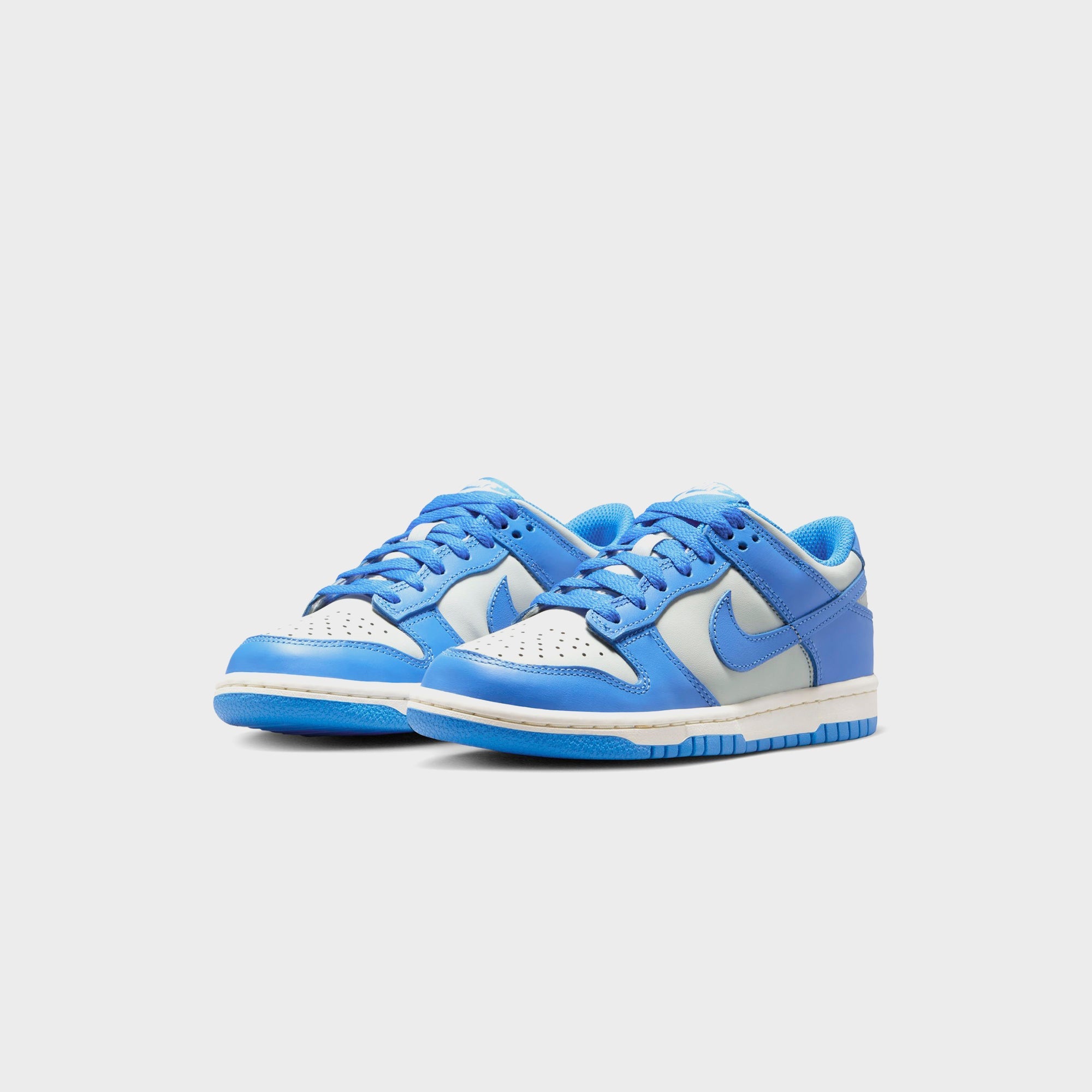Nike GS Dunk Low - Light Silver / Light Photo Blue / Sail | Kith Light Silver / Light Photo Blue / Sail