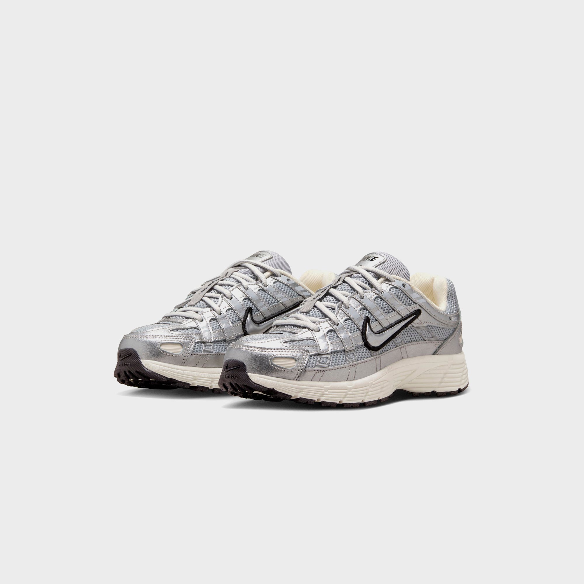Nike P-6000 - Metallic Silver / Black / Pale Ivory | Kith Metallic Silver / Black / Pale Ivory
