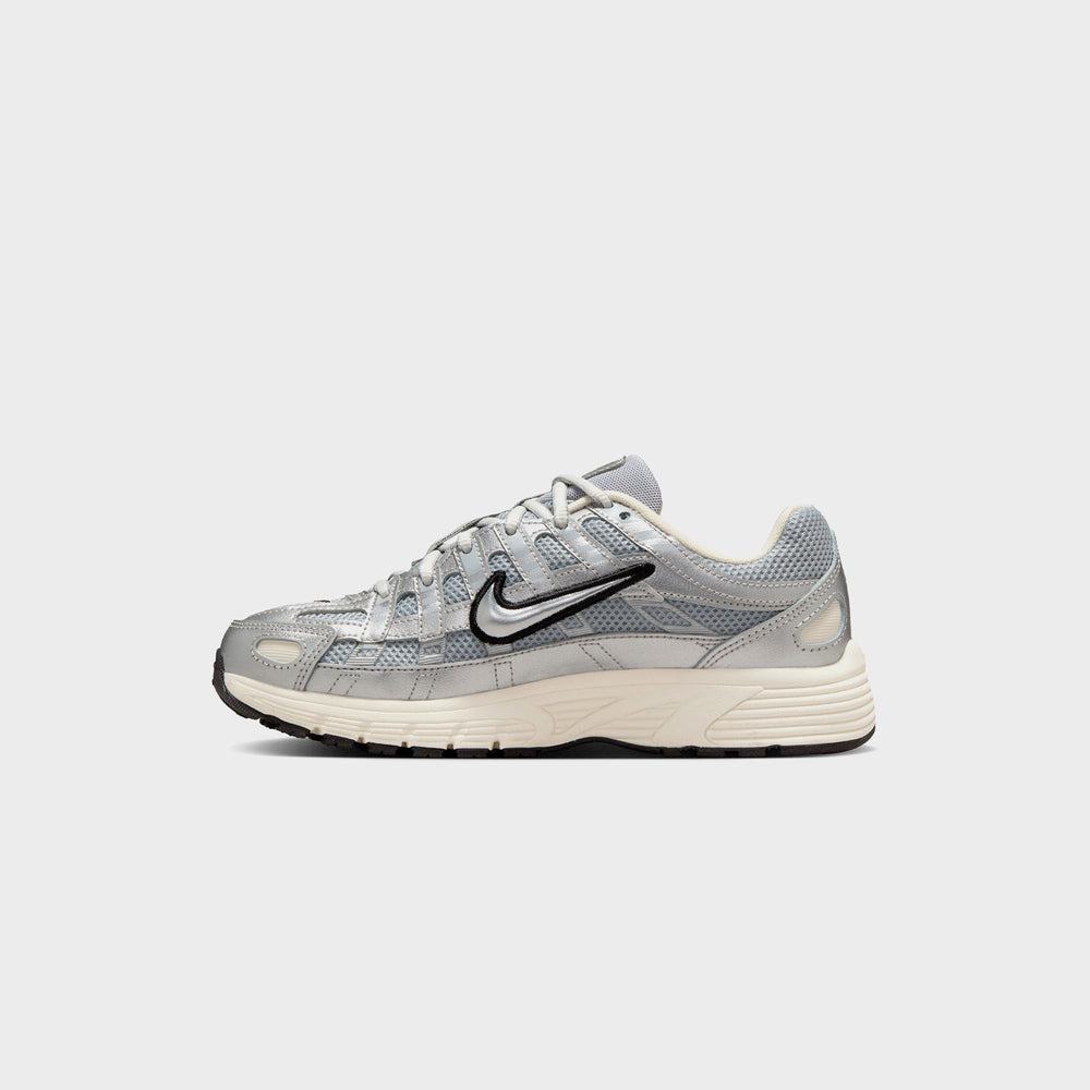 Nike P-6000 - Metallic Silver / Black / Pale Ivory | Kith Metallic Silver / Black / Pale Ivory