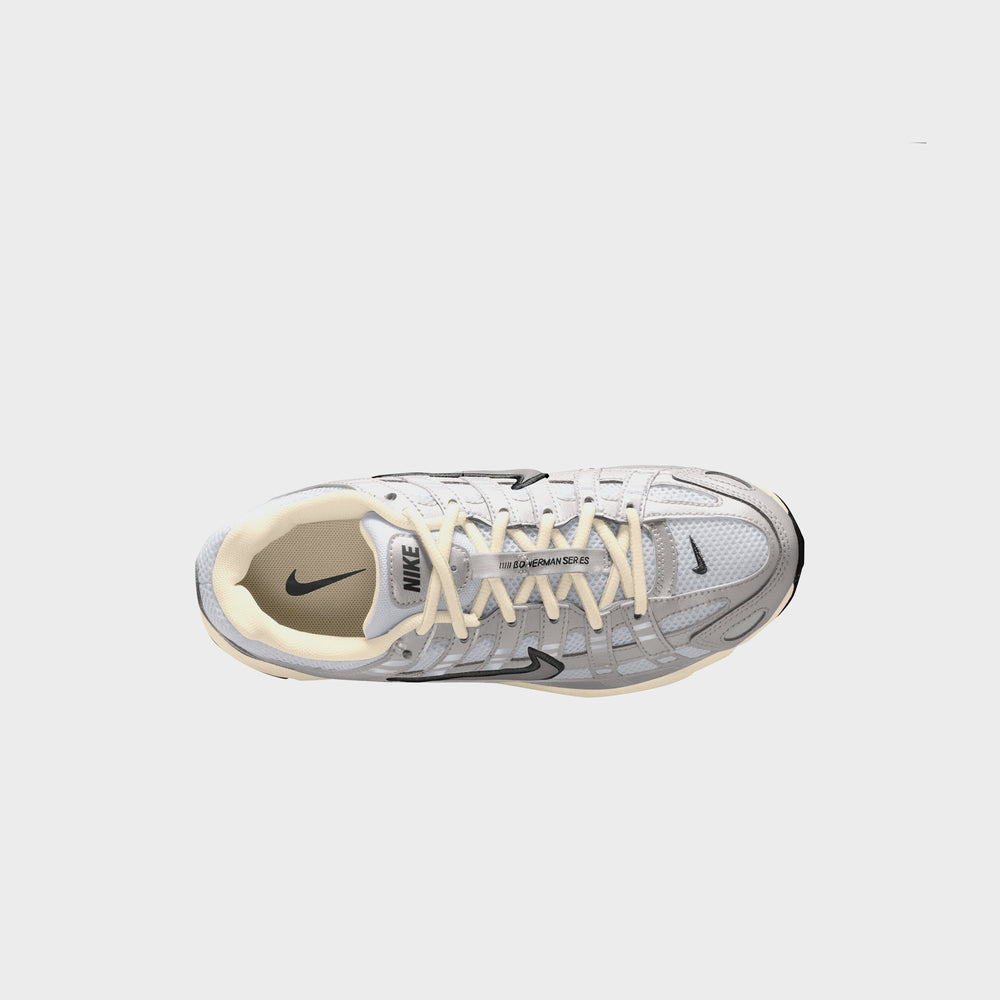 Nike P-6000 - Metallic Silver / Black / Pale Ivory | Kith Metallic Silver / Black / Pale Ivory
