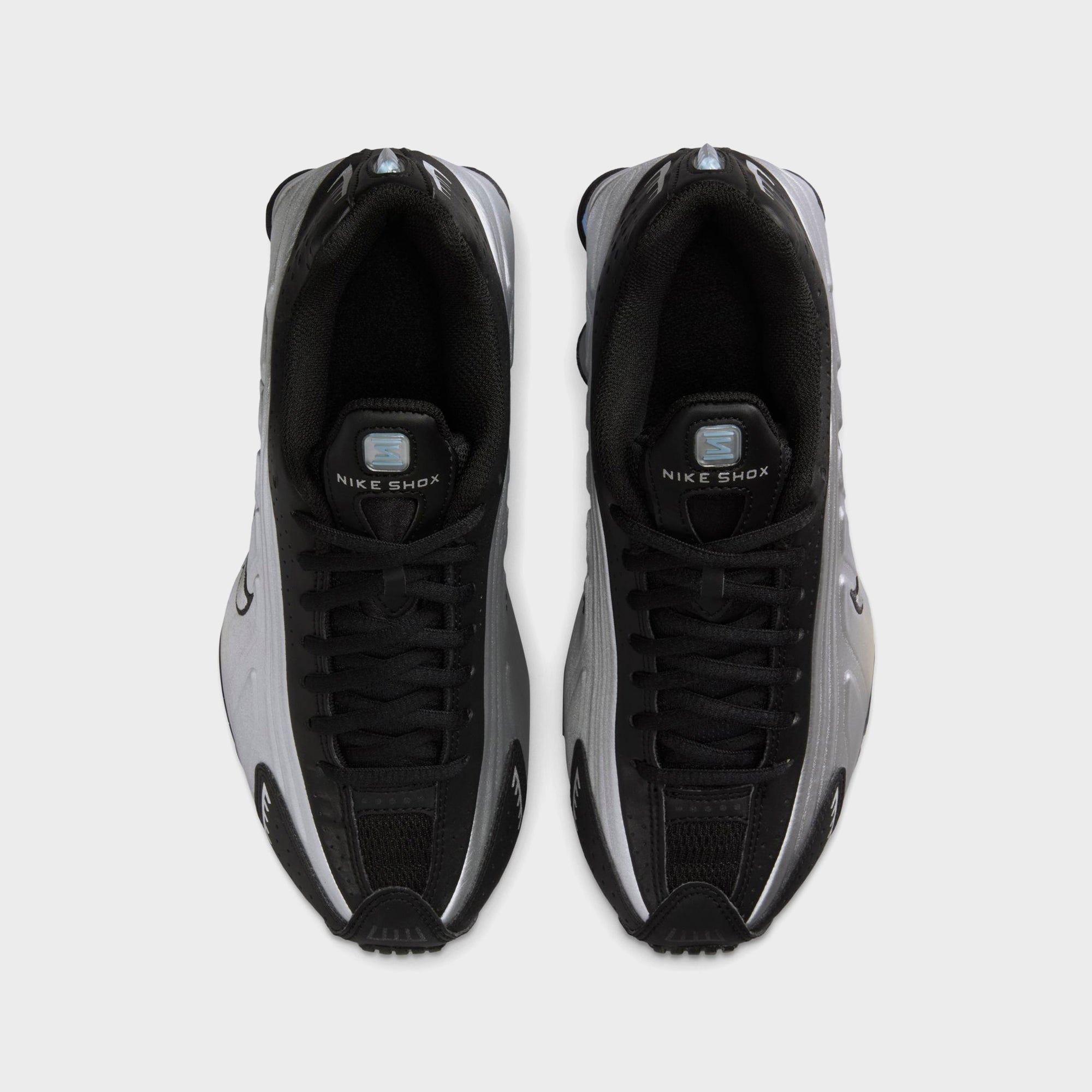 Nike Shox R4 - Metallic Silver / Black / Psychic Blue | Kith Metallic Silver / Black / Psychic Blue