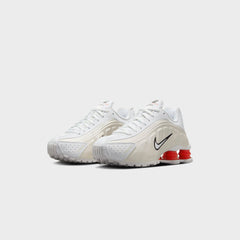 Nike Shox R4 - White / Phantom / Picante Red | Kith White / Phantom / Picante Red