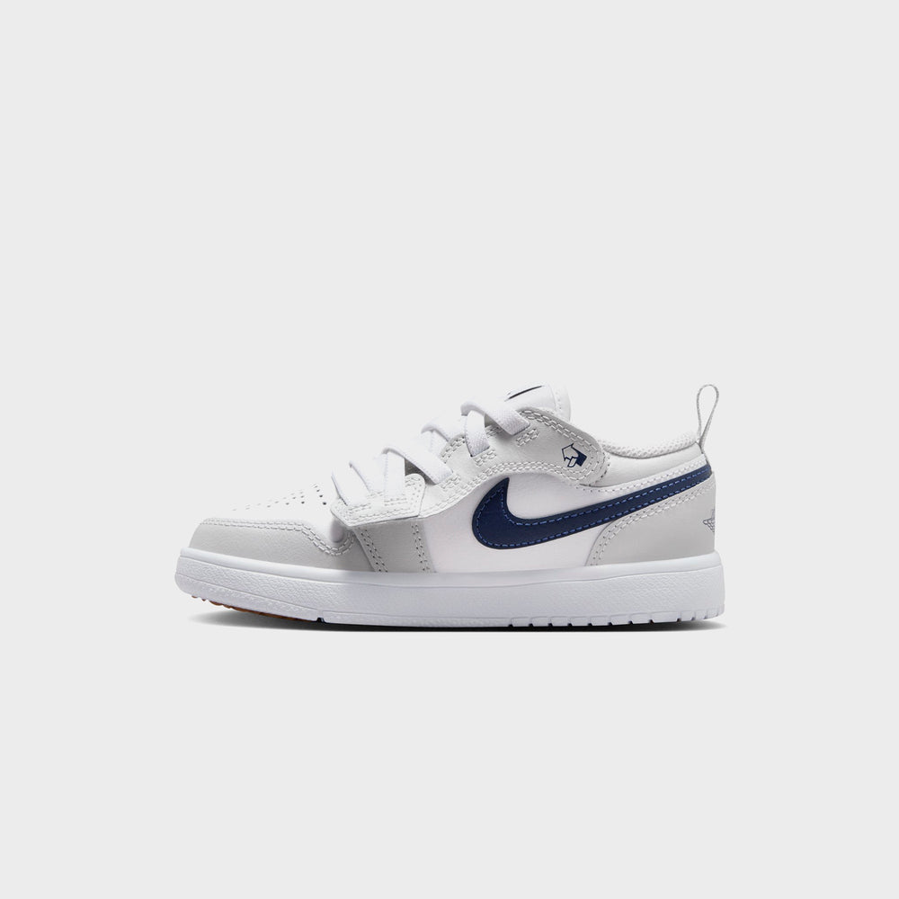 Nike PS Jordan 1 Low Alt - White / Neutral Grey / Gum Medium Brown / M | Kith White / Neutral Grey / Gum Medium Brown / Midnight Navy