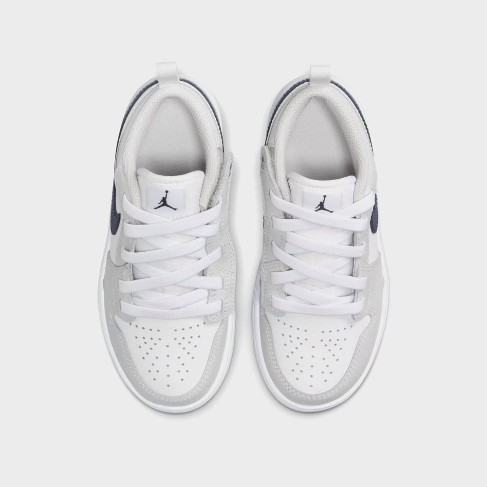 Nike PS Jordan 1 Low Alt - White / Neutral Grey / Gum Medium Brown / M | Kith White / Neutral Grey / Gum Medium Brown / Midnight Navy