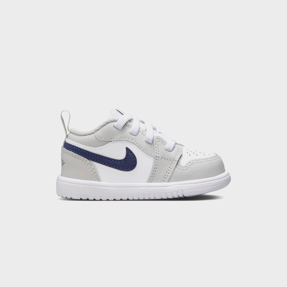 Nike TD Jordan 1 Low Alt - White / Neutral Grey / Gum Medium Brown / M | Kith White / Neutral Grey / Gum Medium Brown / Midnight Navy