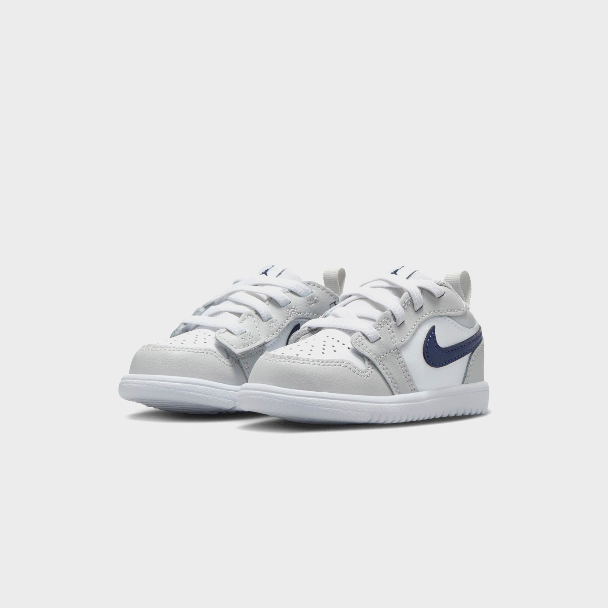 Nike TD Jordan 1 Low Alt - White / Neutral Grey / Gum Medium Brown / M | Kith White / Neutral Grey / Gum Medium Brown / Midnight Navy