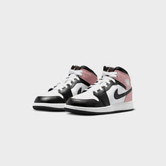 Nike GS Air Jordan 1 Mid - White / Black / Rust Pink | Kith White / Black / Rust Pink