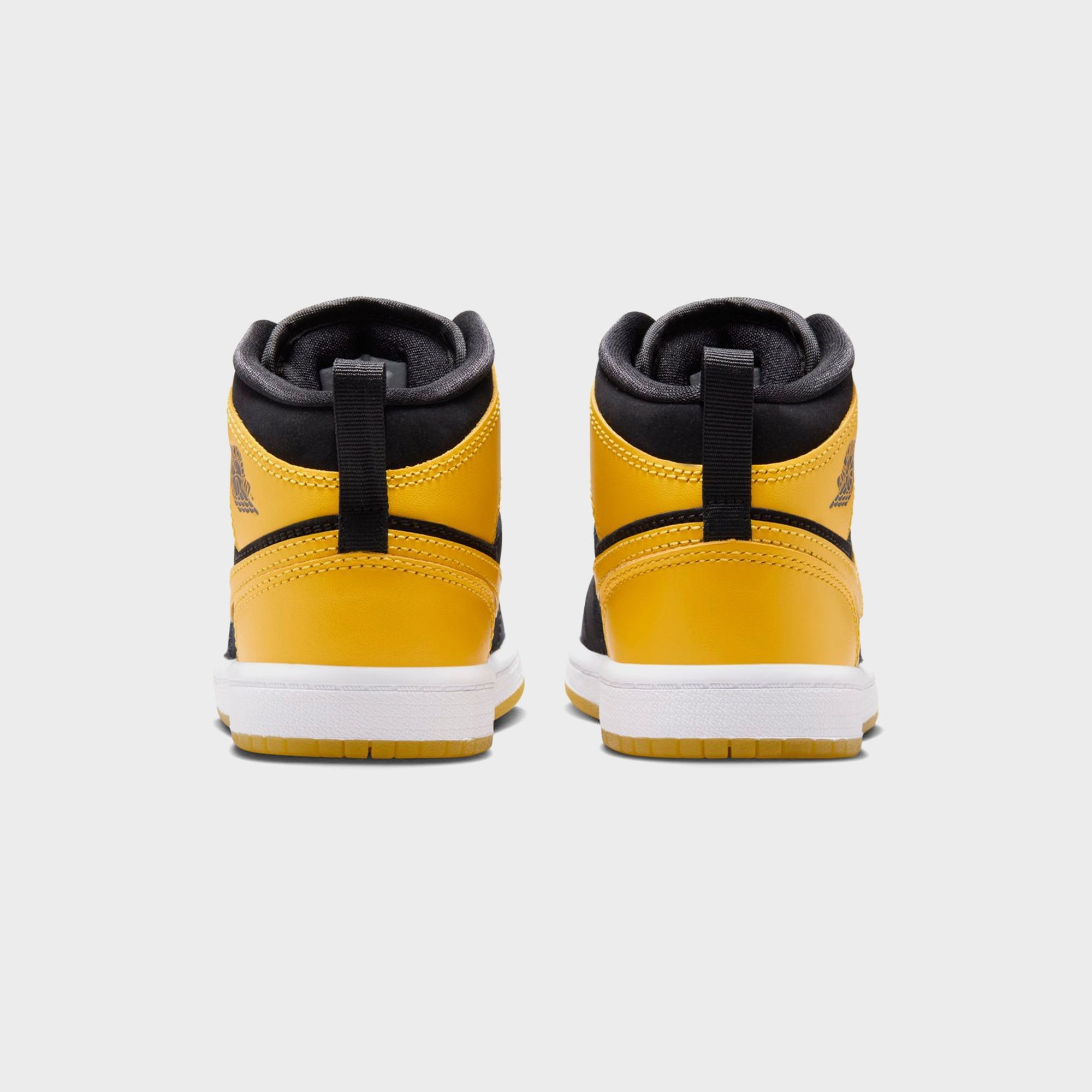 Nike Air Jordan 1 Mid Se - Black / White / Varsity Maize | Kith Black / White / Varsity Maize