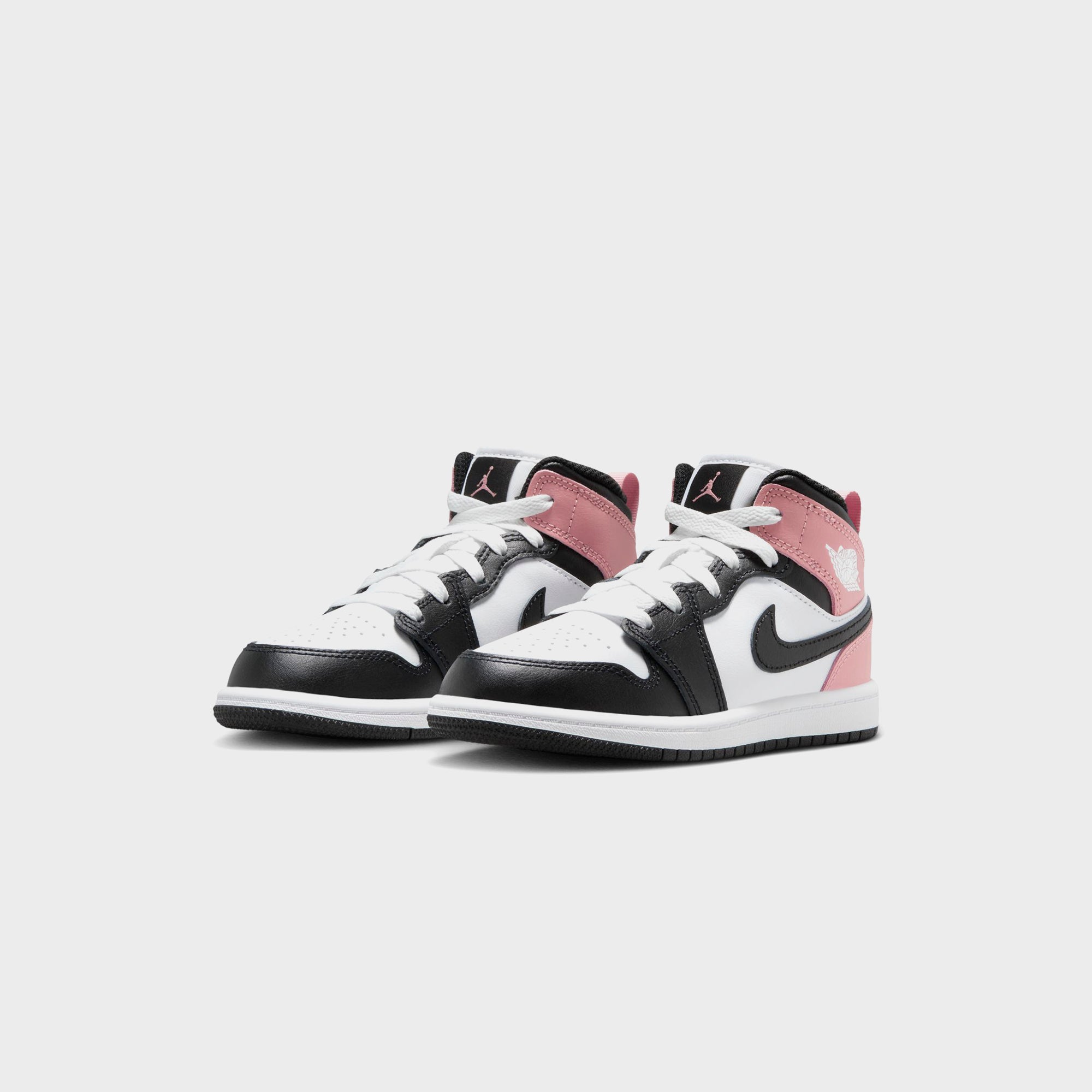 Nike PS Air Jordan 1 Mid - White / Black / Rust Pink | Kith White / Black / Rust Pink