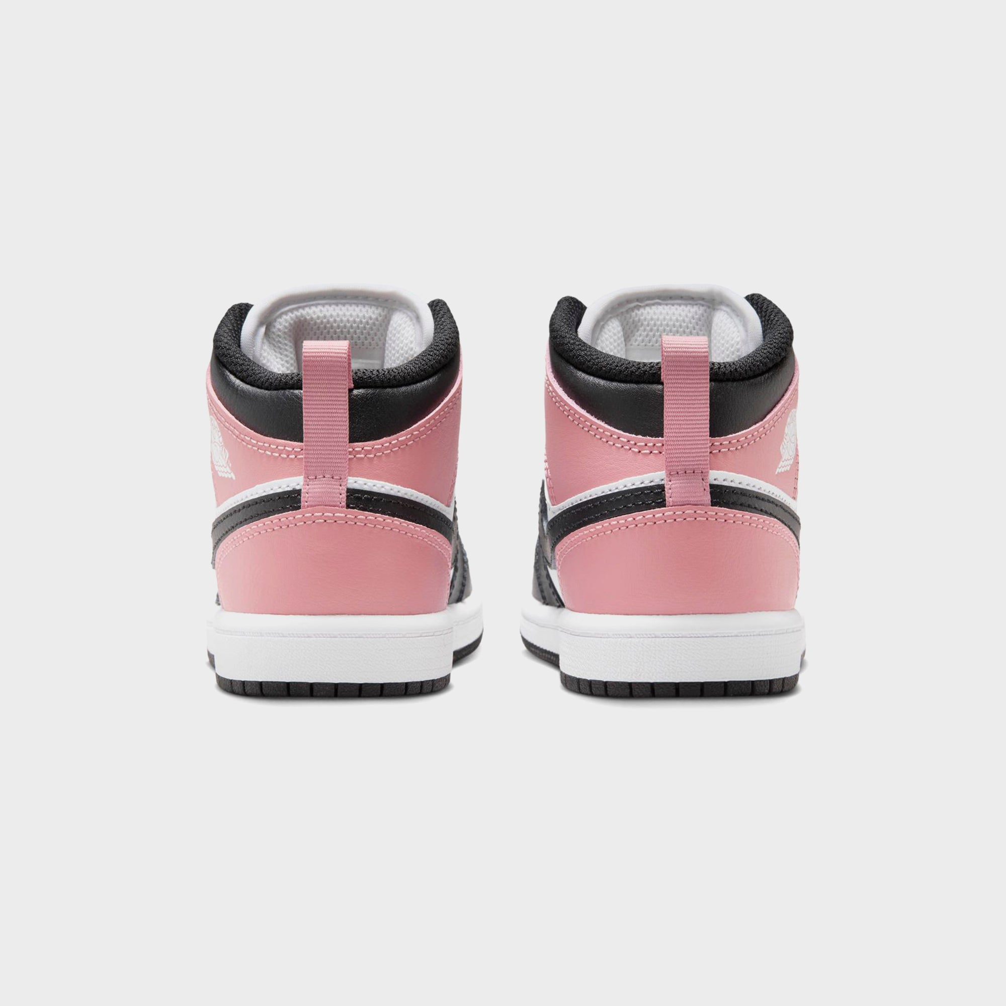 Nike PS Air Jordan 1 Mid - White / Black / Rust Pink | Kith White / Black / Rust Pink