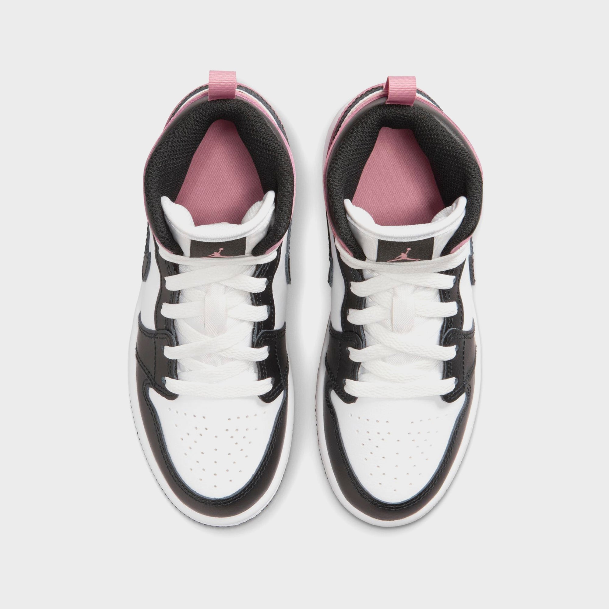 Nike PS Air Jordan 1 Mid - White / Black / Rust Pink | Kith White / Black / Rust Pink