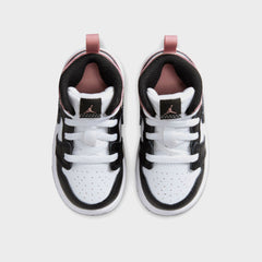 Nike TD Air Jordan 1 Mid - White / Black / Rust Pink | Kith White / Black / Rust Pink