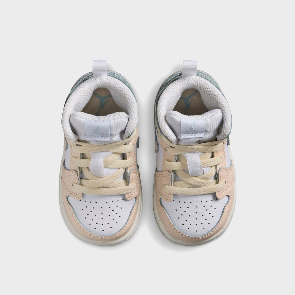 Jordan TD Jordan 1 Mid SE - Sail / Guava Ice / Sea Glass / Glacier B | Kith Sail / Guava Ice / Sea Glass / Glacier B