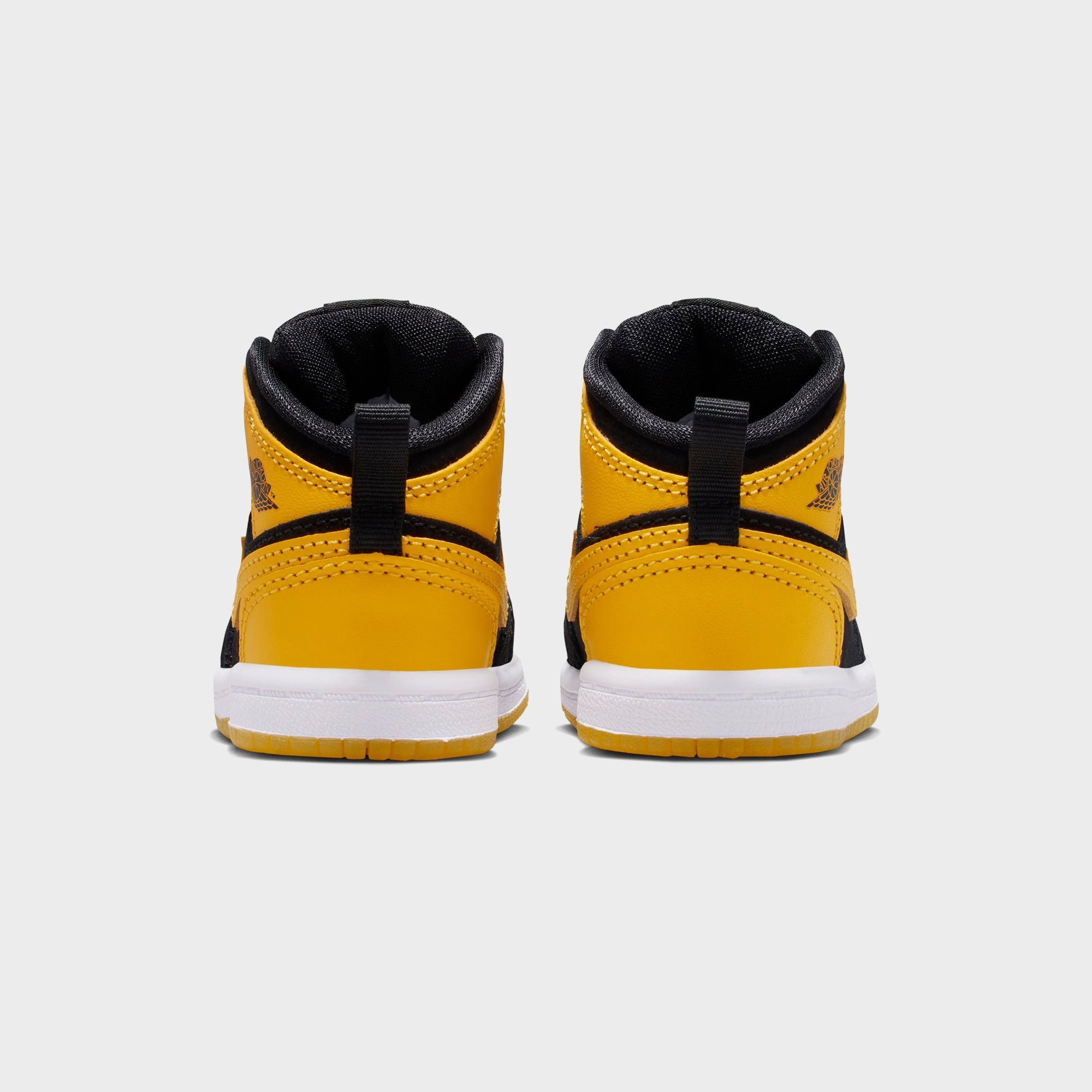 Jordan Air Jordan 1 Mid Se - Black / White / Varsity Maize | Kith Black / White / Varsity Maize