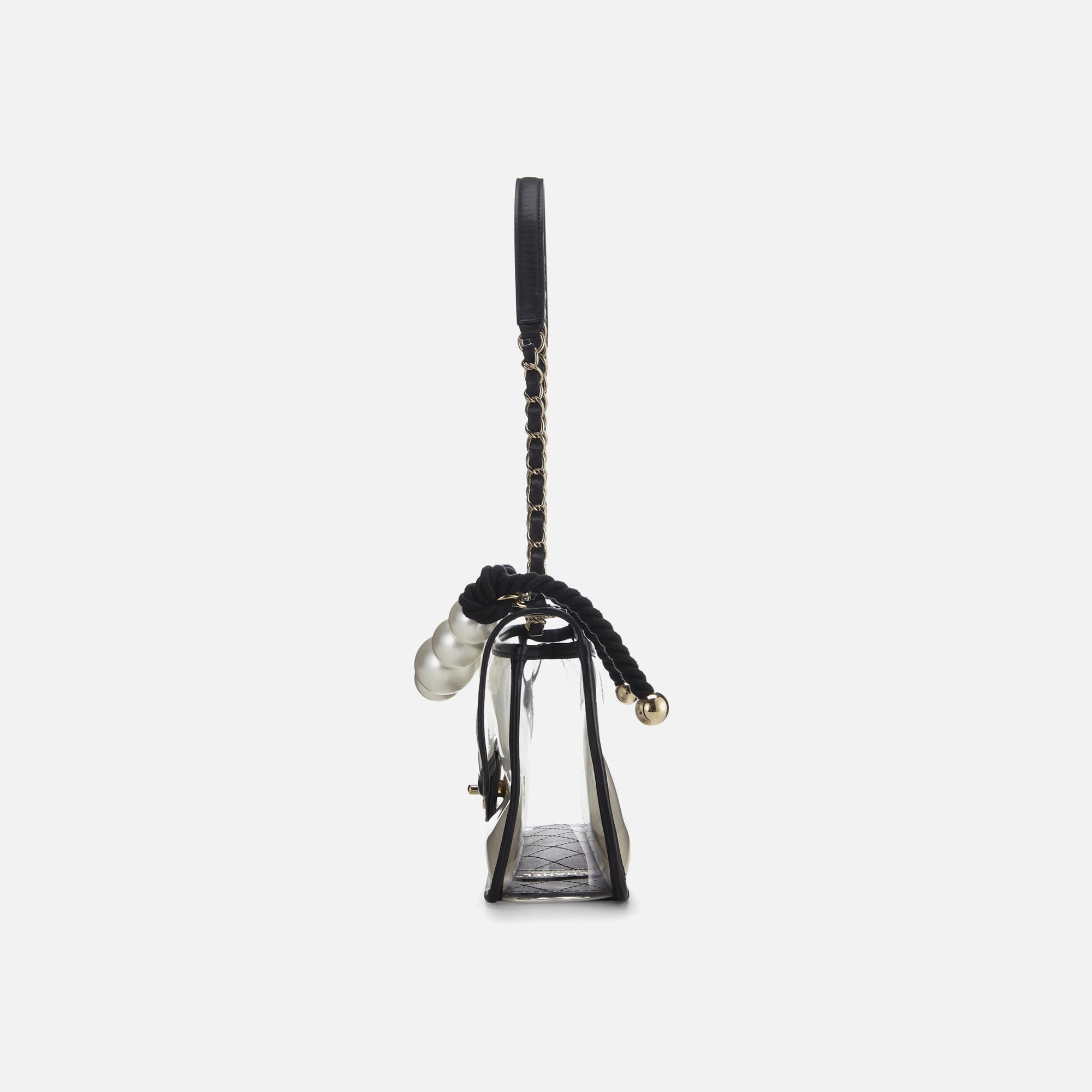 WGACA Chanel Sand By The Sea Flap Medium - Black Vinyl | Kith Black Vinyl