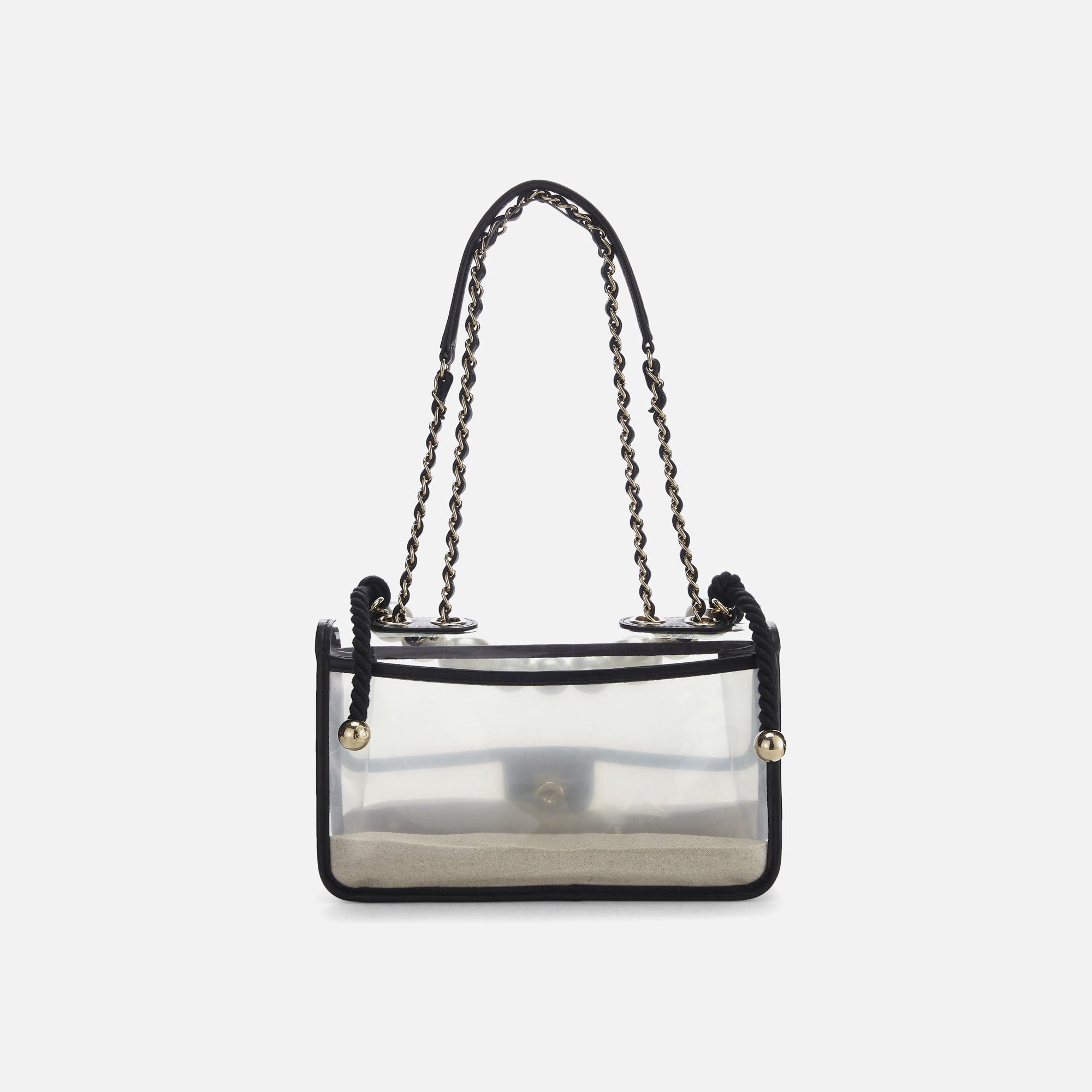 WGACA Chanel Sand By The Sea Flap Medium - Black Vinyl | Kith Black Vinyl