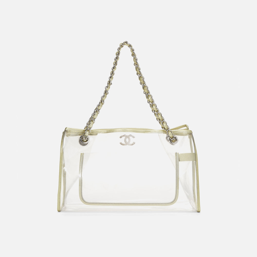 WGACA Chanel CC Tote - Gold Vinyl | Kith Gold Vinyl