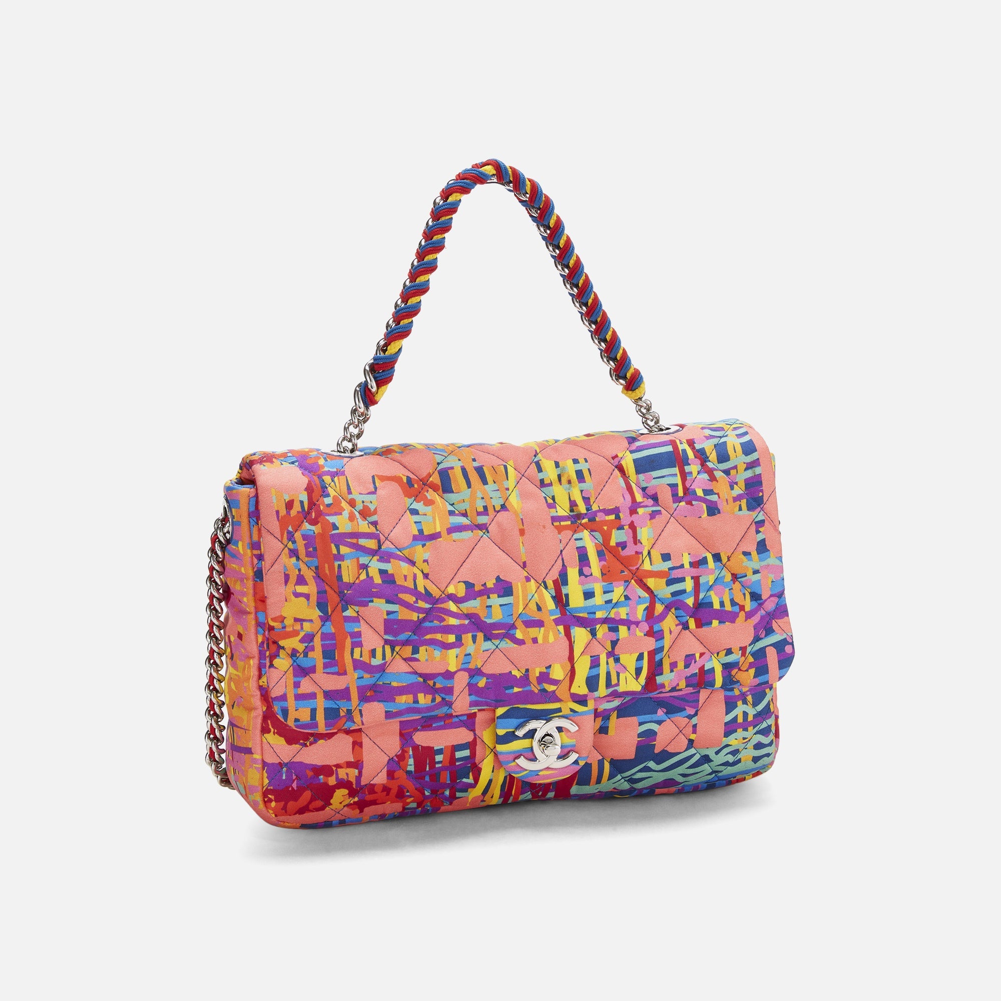 WGACA Chanel Satin Flapbag Large - Multi | Kith Multi