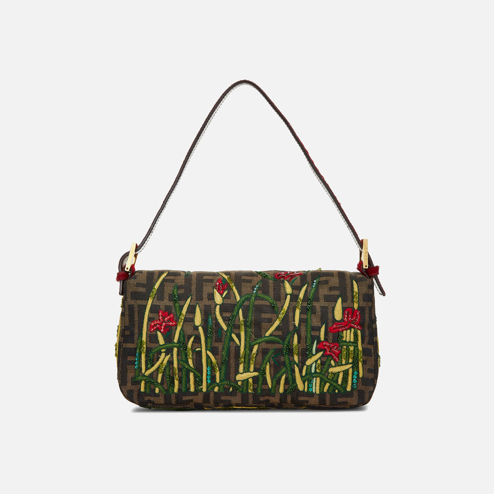 WGACA Fendi Embroidered Baguette - Red | Kith Red