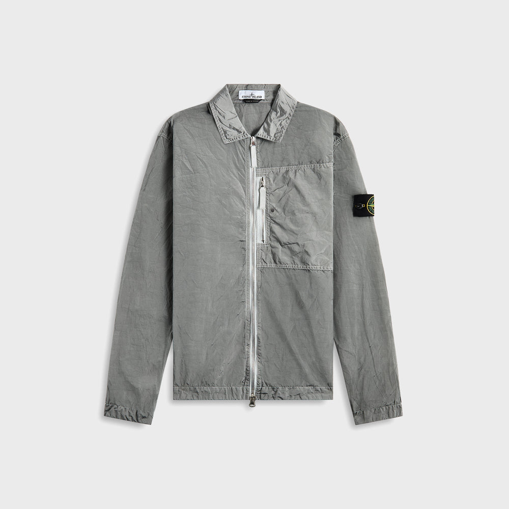 Stone Island Nylon Metal Garment Dyed Shirt - Pearl Grey | Kith Pearl Grey