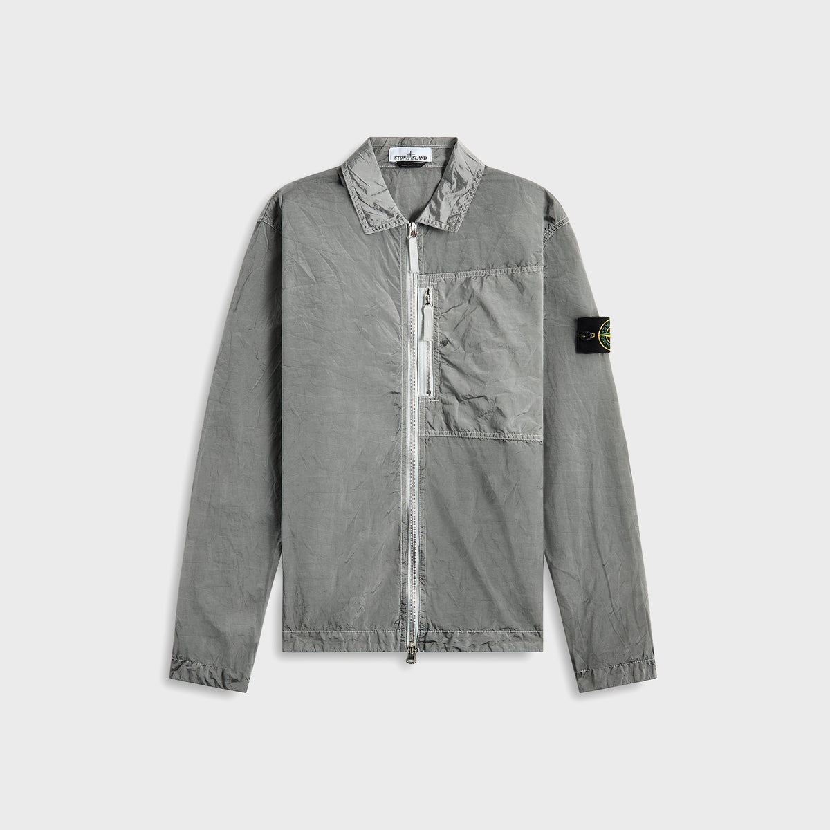 Stone Island Nylon Metal Garment Dyed Shirt - Pearl Grey | Kith Pearl Grey