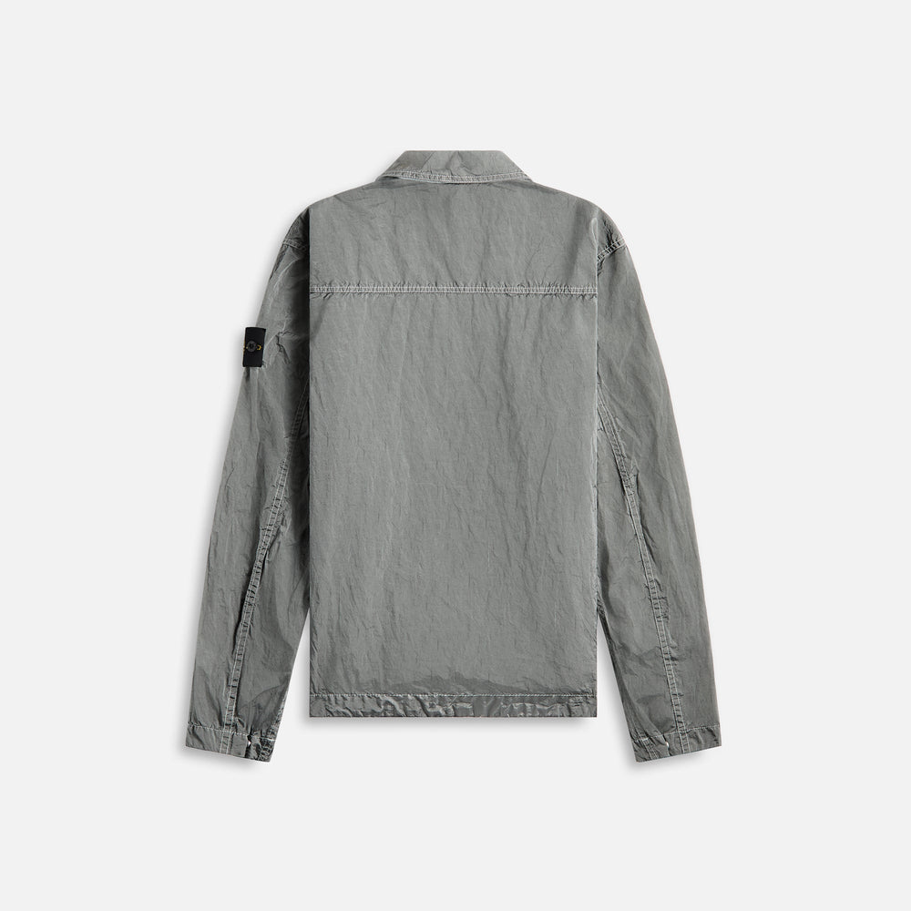 Stone Island Nylon Metal Garment Dyed Shirt - Pearl Grey | Kith Pearl Grey