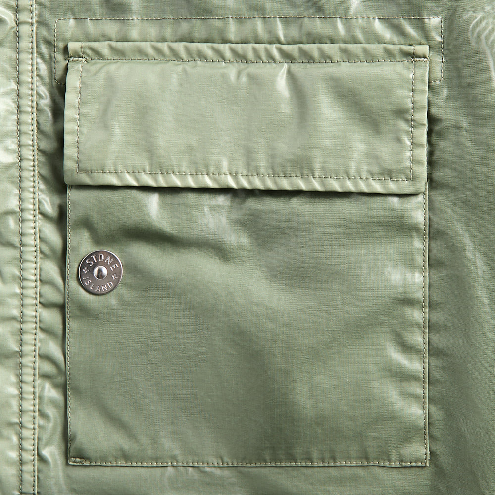 Stone Island Mussola Gommata-Tc Garment Dyed Jacket - Sage | Kith Sage
