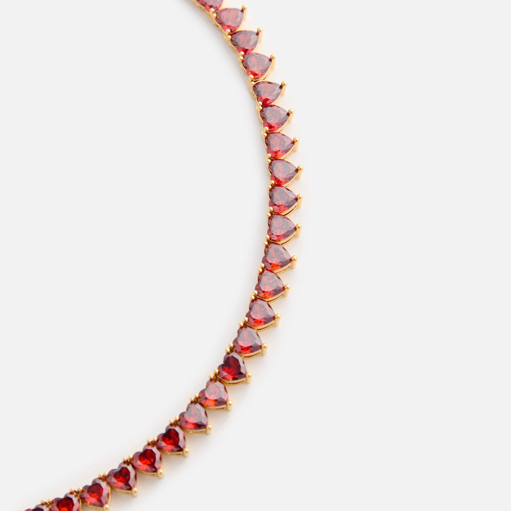 Crystal Haze Be My Valentine Necklace - Red | Kith Red