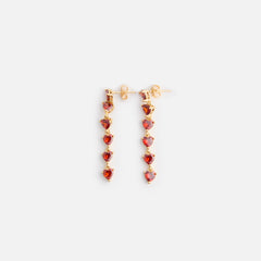 Crystal Haze Be My Valentine Earring - Red | Kith Red