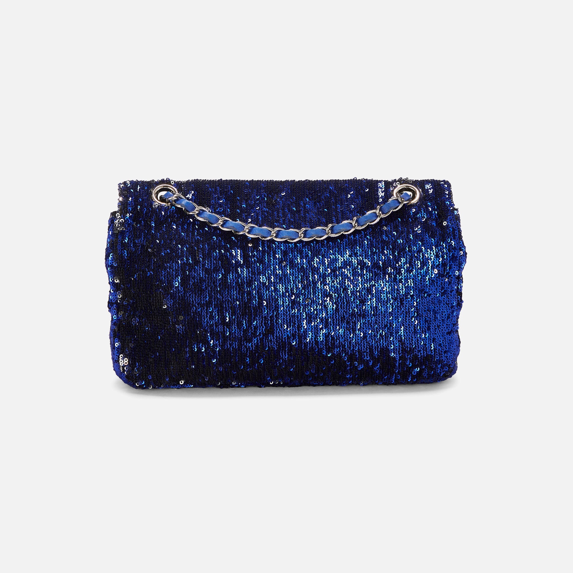 WGACA Chanel Sequin Half Flap 10" - Blue | Kith Blue