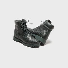 Timberland Woven 6-Inch Lace Up Full Grain Boot - Dark Green | Kith Dark Green