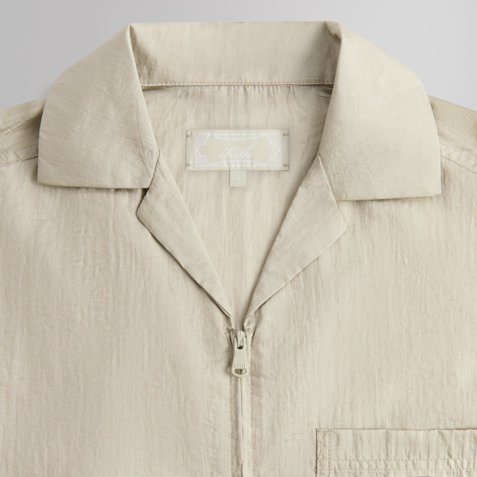 Kith Washed Kaydin Full Zip - Plaster | Kith Plaster